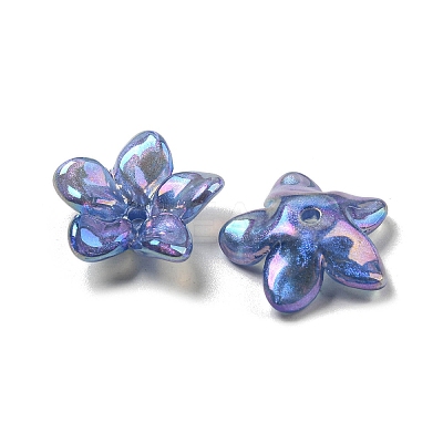 AB Color Plated Acrylic Beads OACR-G034-01D-1