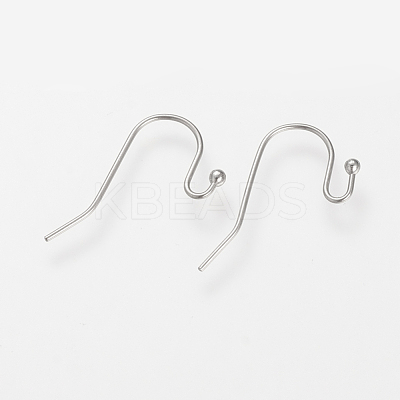 Non-Tarnish 304 Stainless Steel Earring Hooks X-STAS-S066-09-1