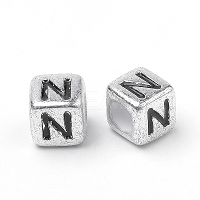 Plated Acrylic Beads X-PB43C9308-N-1