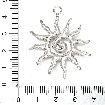304 Stainless Steel Pendants STAS-I357-01GP-1