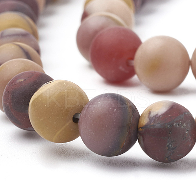 Natural Mookaite Beads Strands G-T106-157-1
