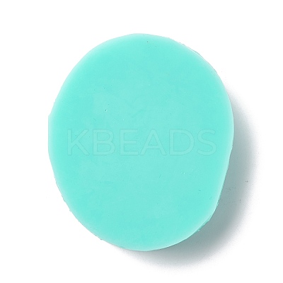Oval with Skull Pendant Food Grade Silicone Molds DIY-M040-07-1