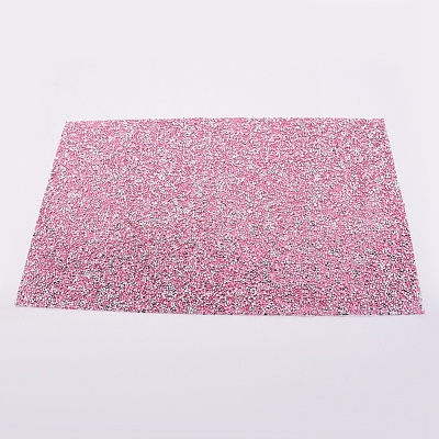 Glitter Hotfix Resin Rhinestone DIY-WH0175-48G-1