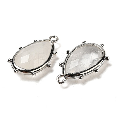 Natural Quartz Crystal Pendants G-B009-02P-N-1