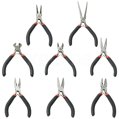 8Pcs 8 Styles Carbon Steel Wire Cutters PT-YW0002-02-1