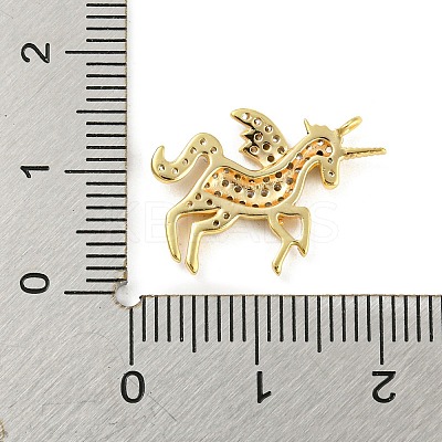 925 Sterling Silver Micro Pave Cubic Zirconia Pendants STER-Q190-01G-1