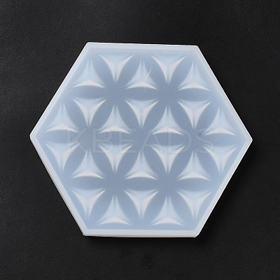 DIY Life of Flower Textured Cup Mat Silicone Molds SIMO-H009-05G-1