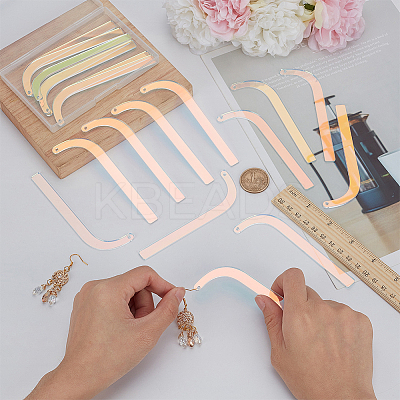 20Pcs Acrylic Earring Try-On Stick ODIS-FG0001-88B-1