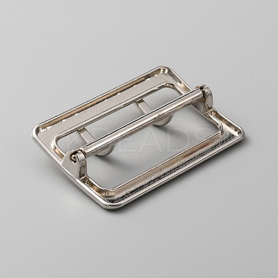 Rectangle Shape Alloy Buckle Clasps FIND-WH0126-136P-1