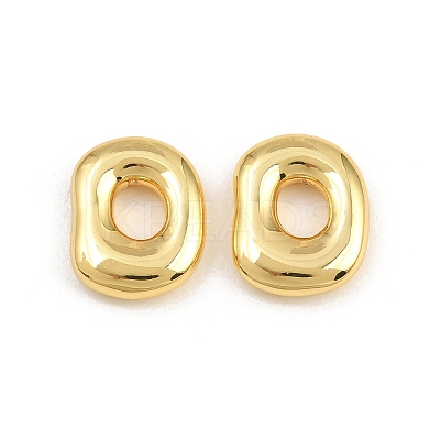 Brass European Beads KK-CBA78C7-33B-G-1