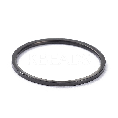 1mm Polished Plain Dome Finger Ring for Girl Women LS-RJEW-C012-02E-EB-1