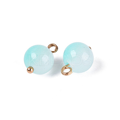 Alloy Glass Pendants GLAA-P080-03G-04-1