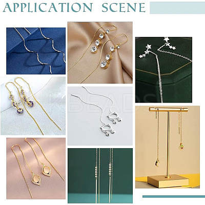 304 Stainless Steel Earring Findings STAS-UN0002-28P-1