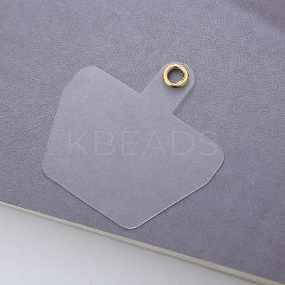 PVC Plastic Mobile Phone Anti-Loss Transparent Gasket Clamp PW-WG84333-01-1