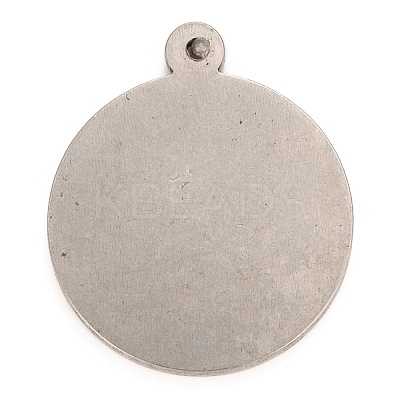 Non-Tarnish 304 Stainless Steel Pendants STAS-Z016-09P-1
