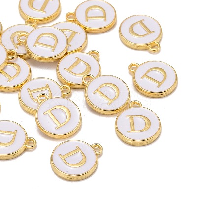Golden Plated Alloy Charms LS-ENAM-S118-01D-1