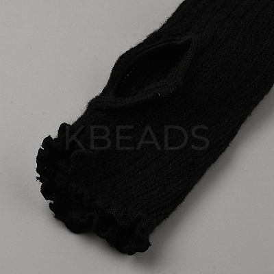 Acrylic Fiber Yarn Leg Warmers Socks AJEW-WH20064-45A-1
