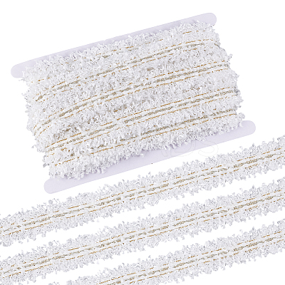 9 Yards Polyester Pleated Lace Trim OCOR-HY0001-28-1