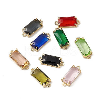 Transparent K9 Glass Connector Charms X-GLAA-A005-11LG-1
