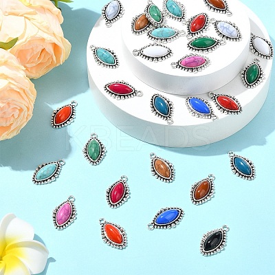 30Pcs 15 Styles Zinc Alloy Pendants FIND-YW0006-43-1