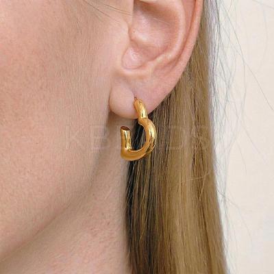 304 Stainless Steel Stud Earrings for Women YK4043-1-1