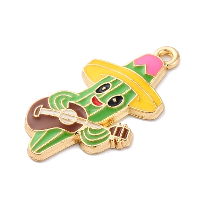 Alloy Enamel Pendants FIND-M060-23C-G-1