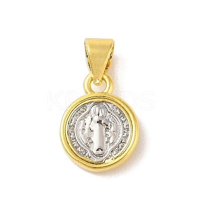 Rack Plating Brass Pendants KK-S380-31G-A-1
