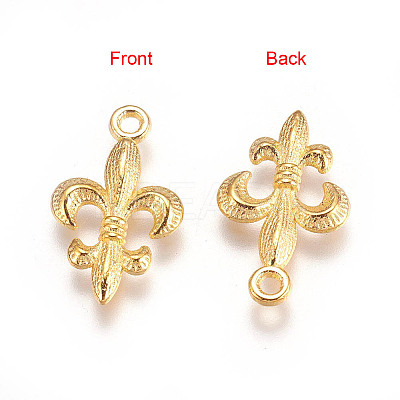Tibetan Style Alloy Metal Fleur De Lis Pendants LS-X-EA8747Y-G-1