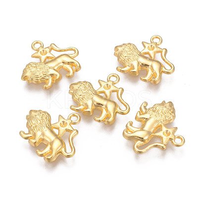 Golden Plated Alloy Pendant Rhinestone Settings PALLOY-WH0067-15G-05-1