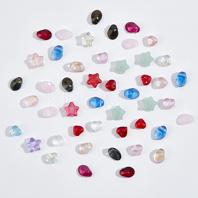 DIY Glass Beads & Charm Making Finding Kit GLAA-CA0001-24-1