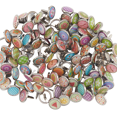 100Pcs Iron Brads DIY-GF0007-42P-1