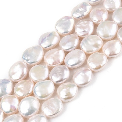 Natural Keshi Pearl Beads Strands PEAR-S018-02I-1