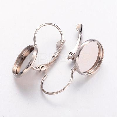 Brass Leverback Earring Findings EC500-NF-1