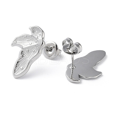 Non-Tarnish 304 Stainless Steel Stud Earrings STAS-Z052-17P-1