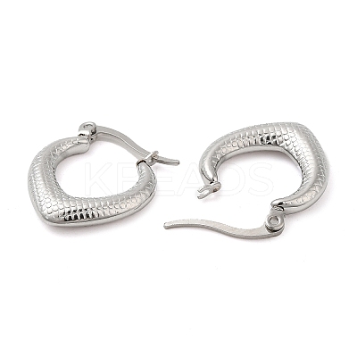 Non-Tarnish 304 Stainless Steel Hoop Earrings for Women EJEW-M224-01P-1