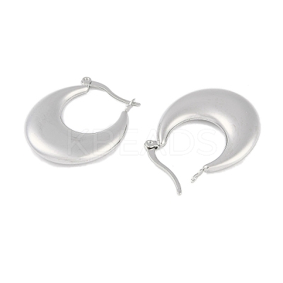 Non-Tarnish 304 Stainless Steel Hoop Earring EJEW-C103-02P-1
