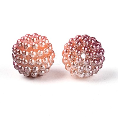 Imitation Pearl Acrylic Beads OACR-T004-15mm-19-1