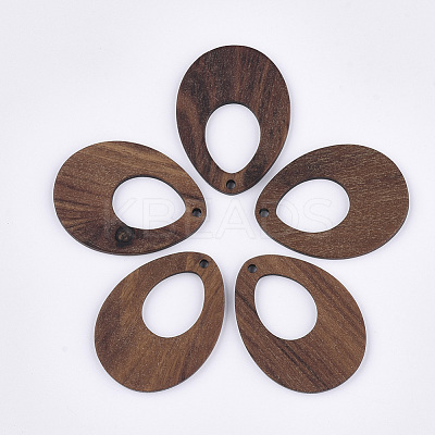 Walnut Wood Pendants WOOD-S054-10-1
