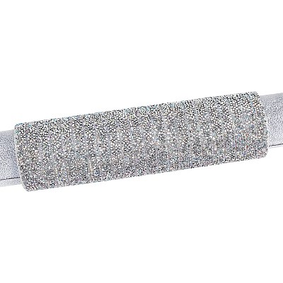 Glitter Resin Hotfix Rhinestone(Hot Melt Adhesive On The Back) DIY-GL0001-02-1