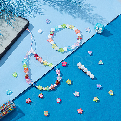 630Pcs 18 Style Eco-Friendly Transparent Acrylic Beads TACR-AR0001-19-1