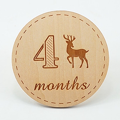 Basswood Milestone Cards X-WOOD-TAC0005-07B-1