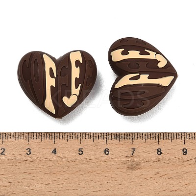 Cooffee Theme Silicone Beads SL-CBA6E44-01C-1