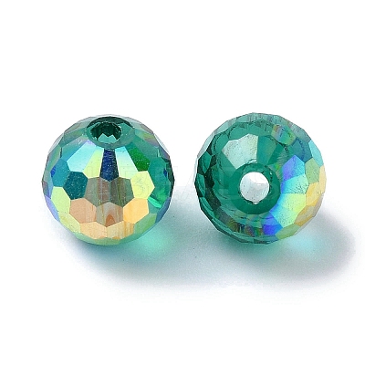 AB Color Plated Glass Beads EGLA-P059-02A-AB11-1