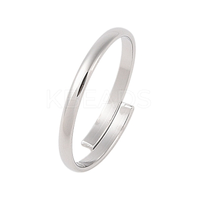 Non-Tarnish 304 Stainless Steel Plain Band Rings STAS-S125-13P-1