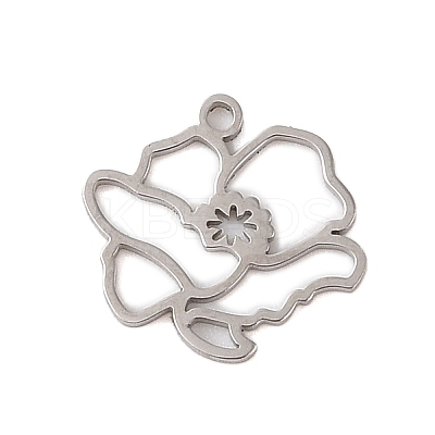 Non-Tarnish 304 Stainless Steel Pendants STAS-S139-06P-09-1