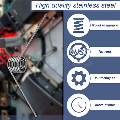 30Pcs Steel Torsion Spring FIND-BC0005-52-1