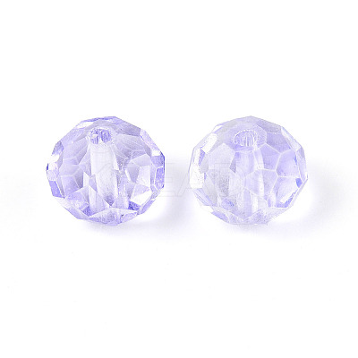 Baking Paint Transparent Glass Beads GLAA-N011-10mm-05-1