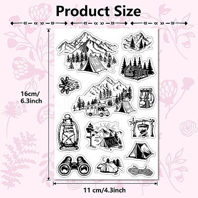 Custom PVC Plastic Clear Stamps DIY-WH0439-0036-1