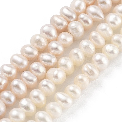 Natural Cultured Freshwater Pearl Beads Strands PEAR-C003-17C-1