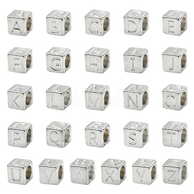 26Pcs 26 Style 304 Stainless Steel European Beads STAS-CJ0002-81-1